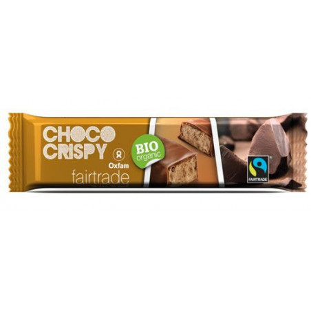 Barre chocolat crispy bio
