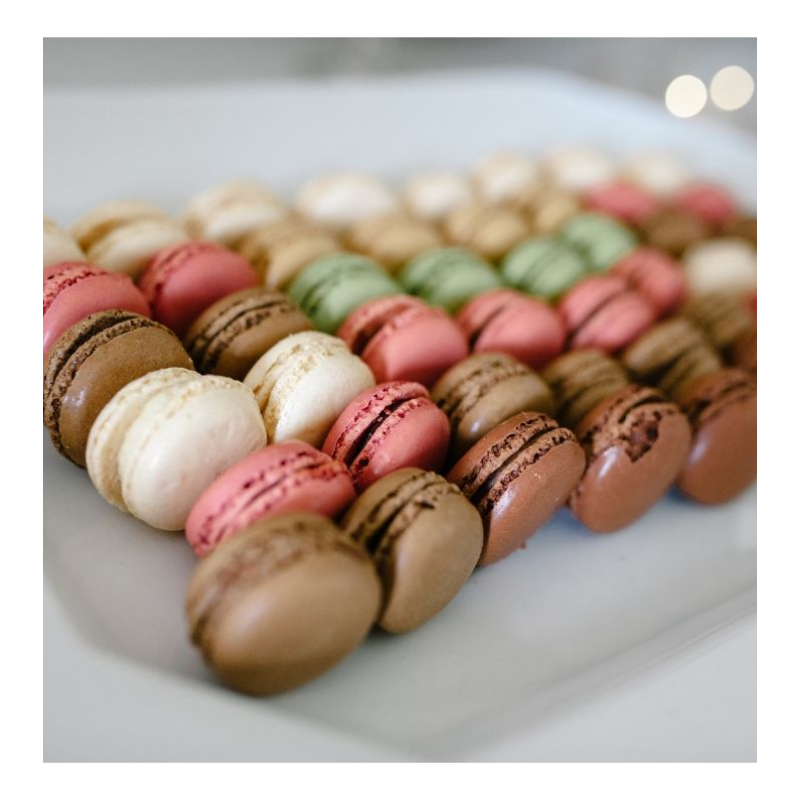 Mini macarons 4 couleurs